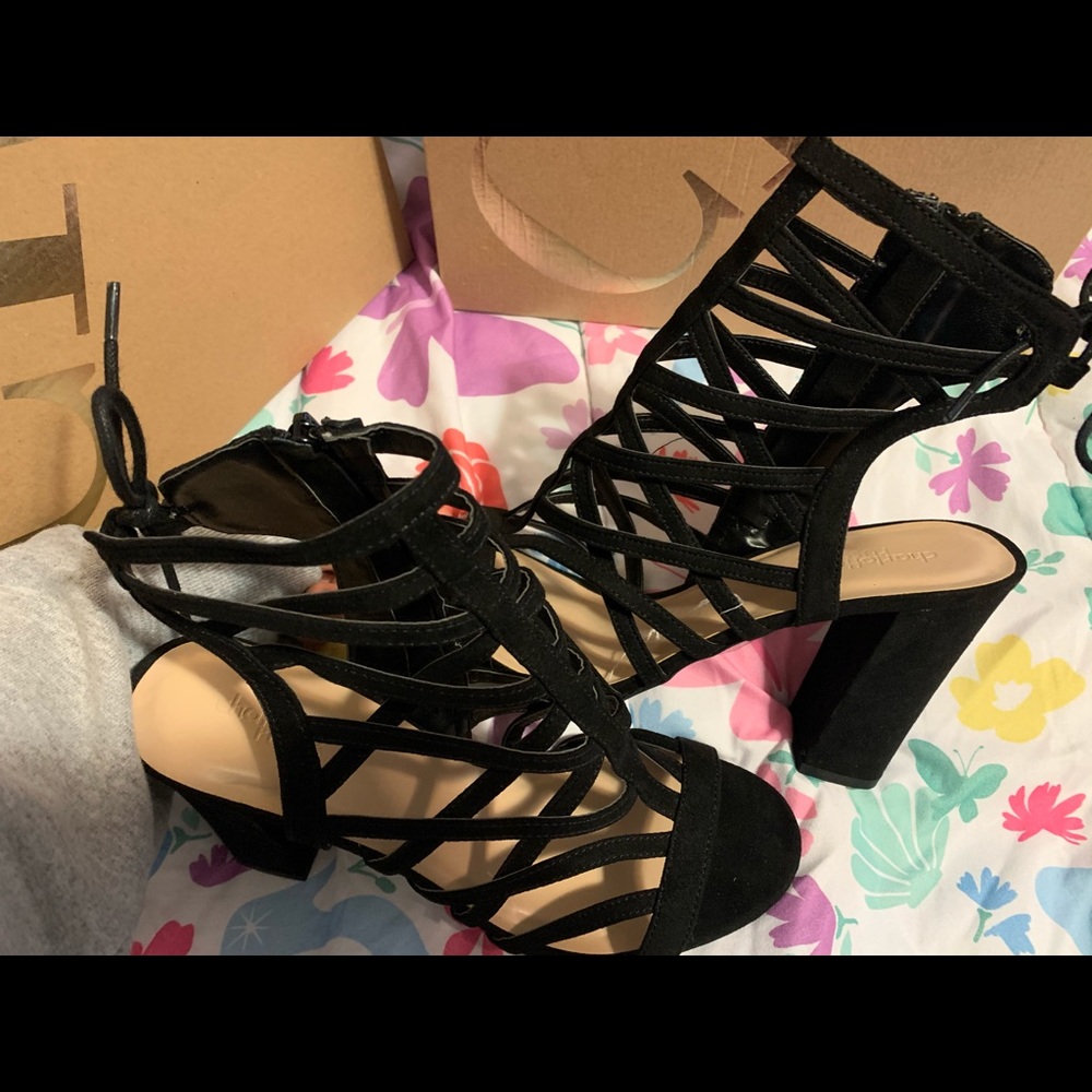 Lace heels